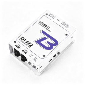 XUBIYM Active Stereo Di Box,Dual Channel Direct Box with 48V Phantom/9V Battery/Usb Power,Xlr 1/4",Ground Lift,Polarity Switch for Guitar,Bass,Keyboard,Live Stage,Church