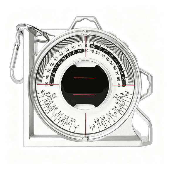 XUBIYM Angle Finder Inclinometer Protractor Magnetic Angle Finder Angle Measuring Tool Tilt Level Meter Slope Locator Engineering Clinometer Angle Meter Gauge for Household Use