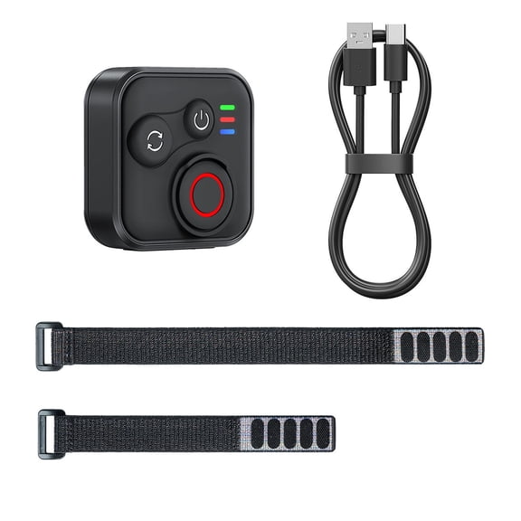 XUBIYM Bluetooth Remote Control for Insta360 X5/X4/X3/X2/Go 3S/Ace Pro 2,Gopro Camera Shutter Remote with Type-C Charging-164Ft Range,Compatible with Iphone 12-17 Pro Max,Gopro 8-13,Android Phones