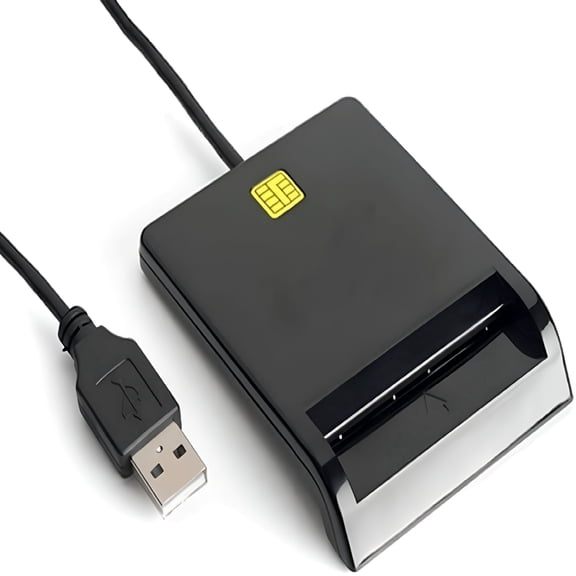 XUBIYM CAC Card Reader,USB Smart CAC Reader for Military,ID Card,Bank Card,IC Card,Credit Card,Card Reader for Small Business,Compatible with Windows,OSX,Linux