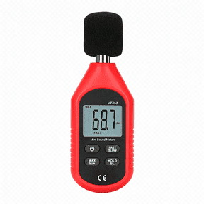 XUBIYM Decibel Meter, Digital Sound Level Meter 30-130Db Audio Noise Volume Measure Device Sound Meter Max/Min Fast/Slow Data Hold Lcd Backlit Auto Power Off