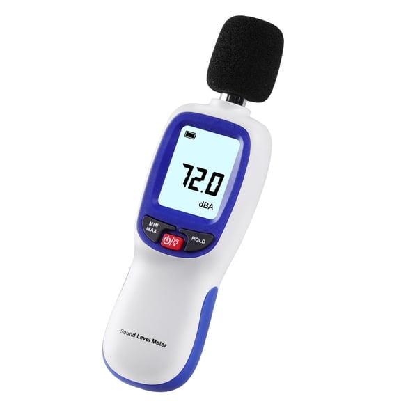 XUBIYM Decibel Meter,Portable Spl Meter (Sound Pressure Level Meter),Digital Noise Meter,Range 30-130Db(A) Db Meter,Noise Volume Measuring Instrument Portable Db Meter