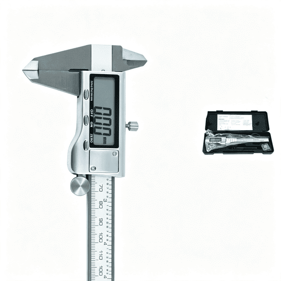 XUBIYM Digital Caliper Measuring Tool,Ip54 Waterproof Stainless Steel Vernier Caliper Digital Micrometer with Large Lcd Screen,Easy Switch Fromin Metric,6In Caliper Tool for Diy/Household