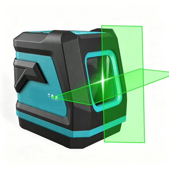 XUBIYM Green Laser Level Lv8 with Enhanced Visibility,Adjustable Brightness,Manual/Self Leveling/Pulse Mode,Batteries and Carrying Pouch Included Green Laser