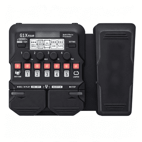 XUBIYM Guitar Multi-Effects Processor with Expression Pedal, 70+ Effects & Amp Modeling, Looper, Rhythm Section, Tuner, Battery Powered Versatile Guitar Pedal