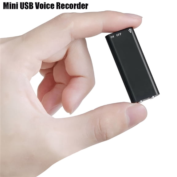 XUBIYM Hidden Mini Audio Voice Recorder Listening Device 96 Hours 8GB Bug Recording
