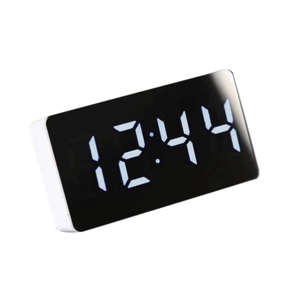 XUBIYM Led Car Alarm Clock Clock Changed Small Digital Clock Battery Operated Plastic Material Small Clock for Car Bedrooms Wall Travel&Battery Operated Alarm Clock