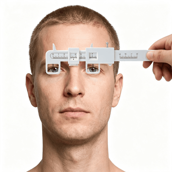 XUBIYM Plastic Pd Ruler for Eyeglasses,1Pcs Measure Optical Vernier Pd Ruler,Ophthalmic Pupil Distance Measuring Tool,Pupillary Distance Measurement Tool Pd Ruler for Eyeglasses