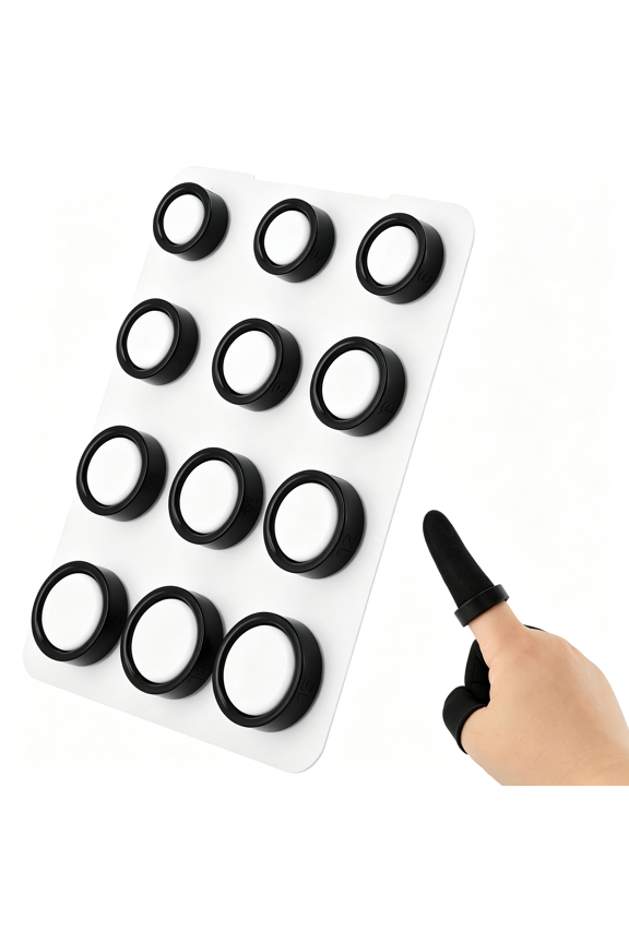 Ring 4 Sizing Kit-Professional Finger Measuring Tool for Ring 4 (Sizes 4-15),Jewelry Rings Fit Guide,Find Your Suitable Size Ring Sizing Kit (Black)