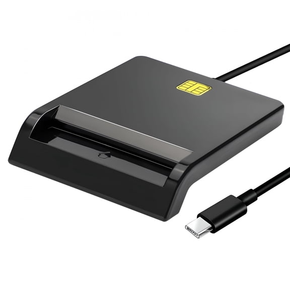 XUBIYM Usb C Smart Card Reader for Windows,Mac Os,And Linux for File Transfers,Data Access,Card Reading,Photography,Office Use,Portable Storage