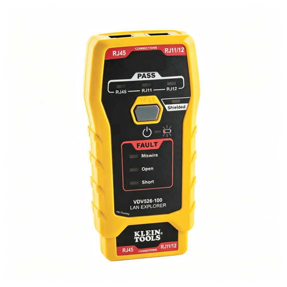 XUBIYM Vdv526-100 Network Lan Cable Tester,Vdv Tester,Lan Explorer with Remote Ethernet Tester