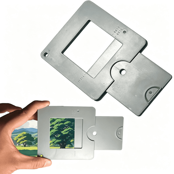 XUBIYM Viewfinder Sliding Mechanism&Color Isolation Tool for Artists&Photographers,View Finder Tool for Precise Framing with Sliding Formats&Color Isolation,Durable Abs for Artists&Visual Creatives