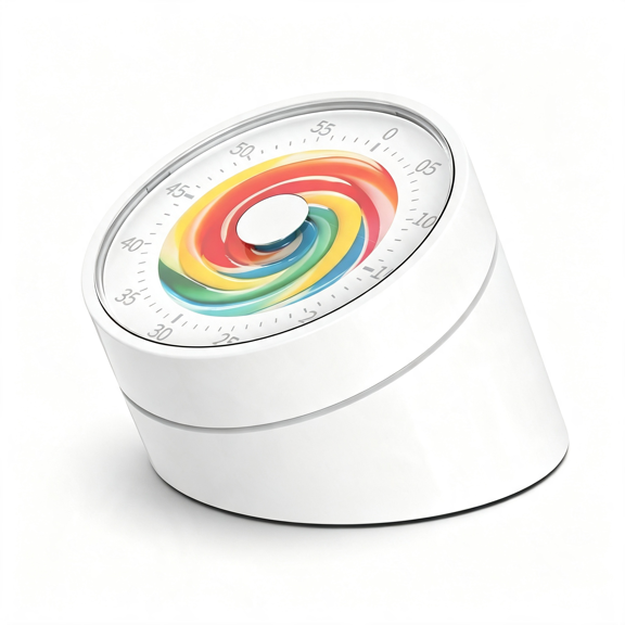 XUBIYM Visual Classroom Timer for Kids - Desk 60 Minutes Countdown Timers for Teachers and Students,Non-Ticking Homeschool Study Supply Time Cognition Tool for Toddler,Easy Rotating and Reading