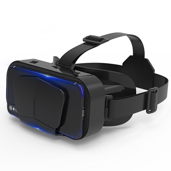 XUBIYM Vr Headset,Universal 3D Virtual Reality Goggles Support 360Panorama Large Screen An-Ti Bluelight,Adjustable Pupil Distance Eye Protection Vr Glasses for Movies Games Gift