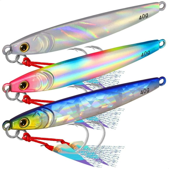 XUDAN Fully hand-polished vertical/casting lure for Walleye bass, mackerel, pike, tuna, salmon, grouper, freshwater, deep sea fishing jigs lures