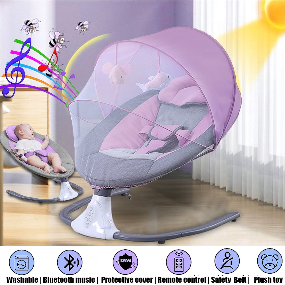 XUDREZ Electric Baby Swing for Infants Motorized Bluetooth Swing