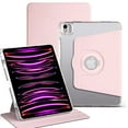 thumbnail image 1 of XUDUO Case for iPad Air 11-inch M2 (2024), iPad Air 5th/4th Generation (2022/2020) 10.9 Inch with Pencil Holder, 360 Degree Rotating Stand, Pink, 1 of 7