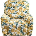 thumbnail image 1 of XUELC Chivas Printed Recliner Slipcovers Stretch 4-Pieces Lazyboy Covers Soft Reclining Chair Cover Recliner Couch Covers with Pocket Furniture Protector for Living Room, 1 of 7
