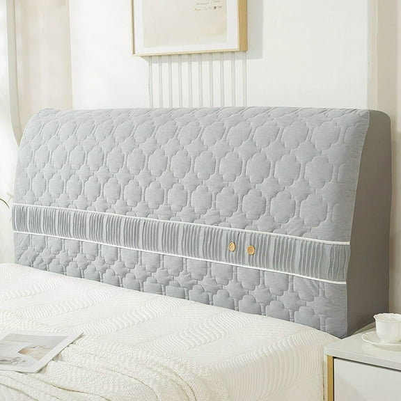 XUELC Stretch Bed Headboard Cover - Headboard Protector Slipcover for Bedroom Decor, Fits Headboards 5-20 cm Thick