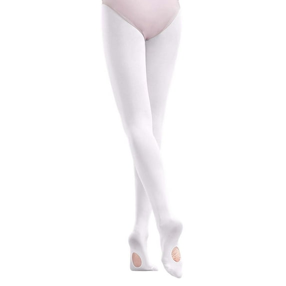 XUELUO Big Girls Dance Tights Solid Color Stretchable Leggings Soft Breathable Practice Tights Pants For Ballet Jazz Gymnastics