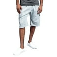 thumbnail image 1 of XUELUO Mens Shorts Summer Cargo Solid Color Elastic Waist Drawstring Loose Casual Sports Shorts With Pockets Activewear,Gray,XXXL, 1 of 5