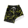 thumbnail image 1 of XUELUO Toddler Boys Athletic Shorts And Pants Summer Gradient Print Elastic Waist Drawstring Wide Leg Loose Casual Shorts Trousers Activewear,Yellow,8 Years, 1 of 4