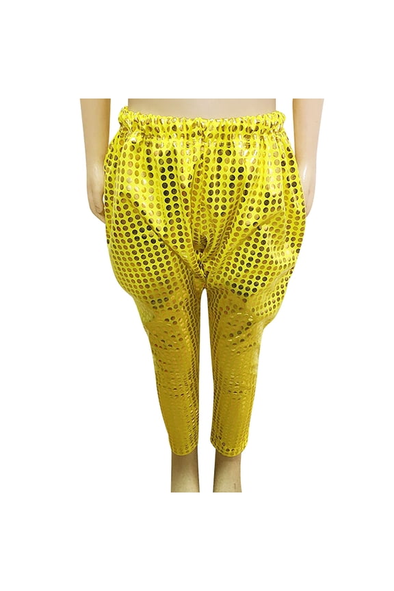 Toddler Boys Pants Solid Color Sequins Children'S Performance Trousers Dance Pant Streetwear,Gold,4-5 Years