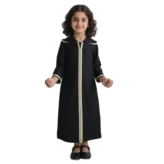 XUELUO Toddler Boys Shirts & Tops Autumn Winter Embroidered Solid Color Hooded Long Sleeve Robe Tops T Shirts Daily-Wear,Black,4-5 Years