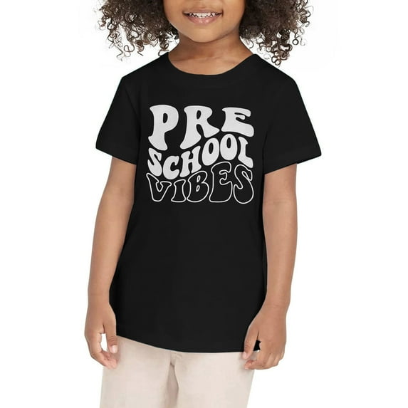 XUELUO Toddler Boys Shirts & Tops Girl Summer First Day School In My Preschool Kindergarten Shirt Outwear