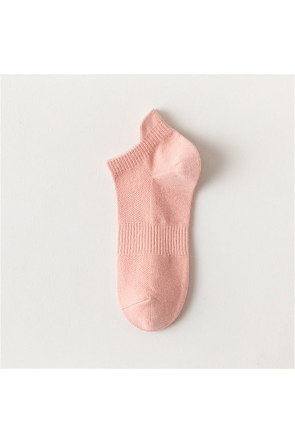 Crew Socks for Women Ankle Socks Thin Cotton Socks Women'S Thin Athletic Running Low Cut No Show Socks With Heel Tab,Pink Ladies Short Socks