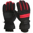 thumbnail image 1 of XUEMAO Red Ski Gloves Women Waterproof, Winter Outdoor Adult Snow Skating Snowboarding Windproof Warm Gloves for Skiing Gloves for Women, 1 of 5