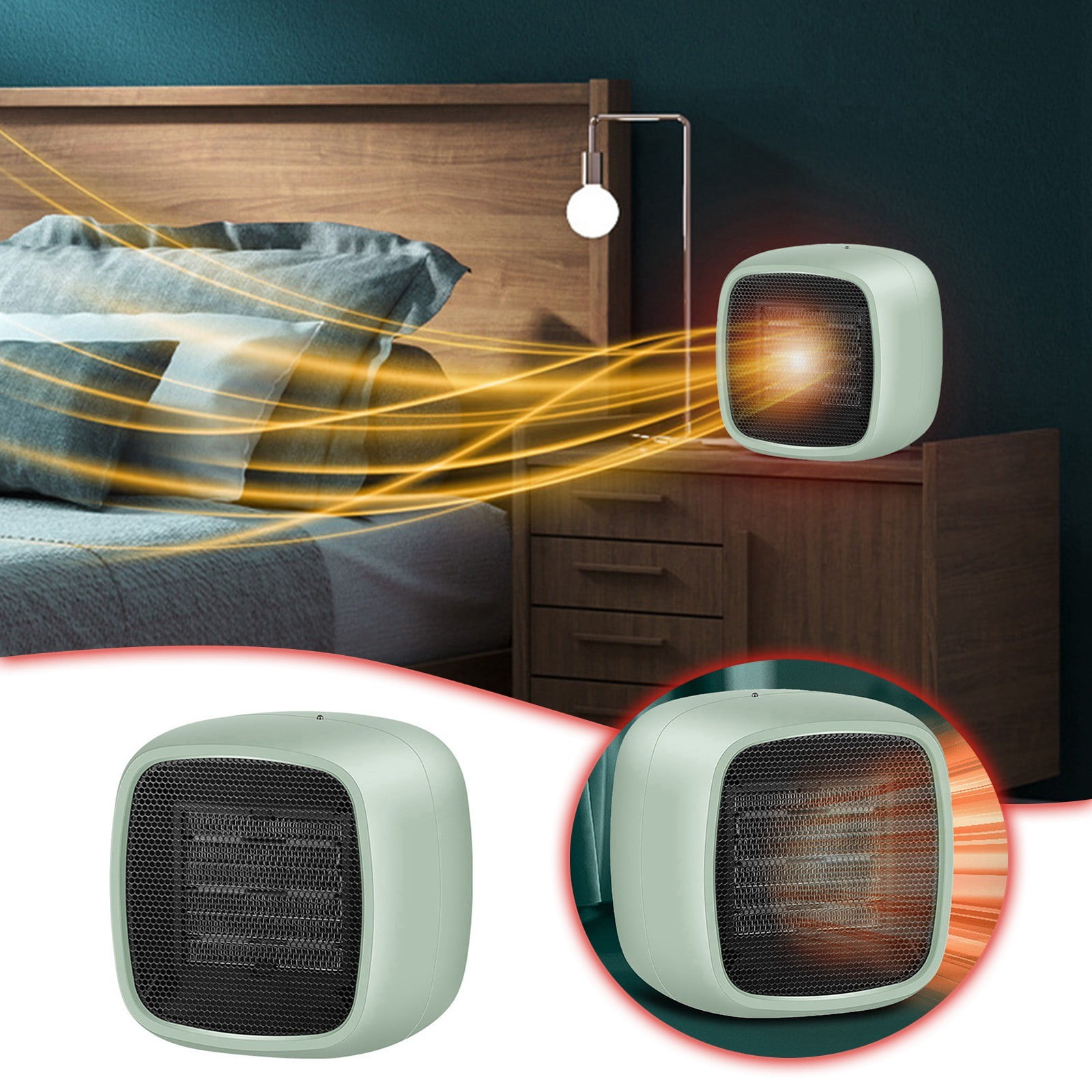 XUEPEARIY Desktop Mini Heater Household Small Heating Heater Portable ...