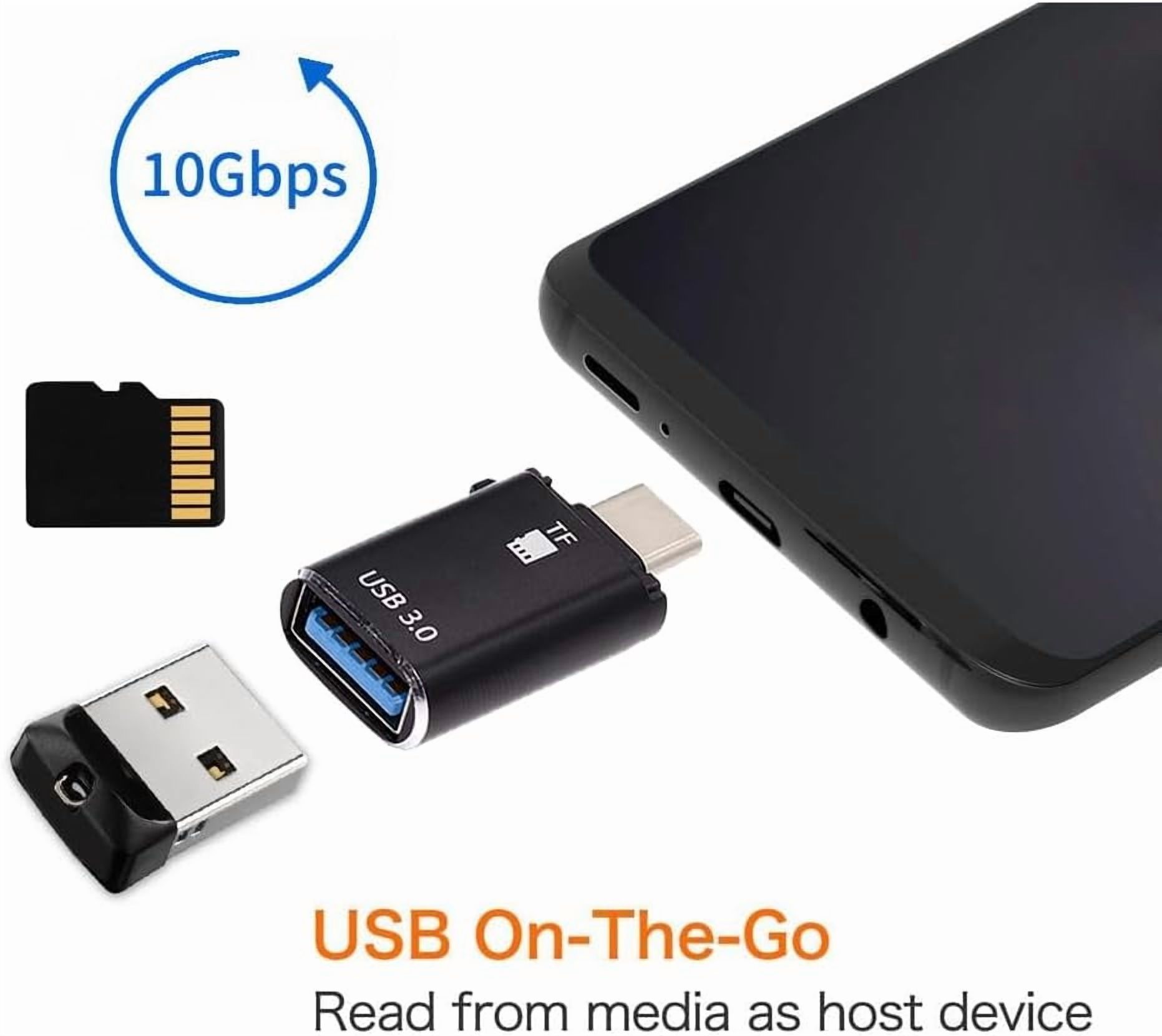 Type:reader Game XUERUI-Adapter 10Gbps USB-C Type-C to USB 3.0 Female OTG & TF Micro-SD ...