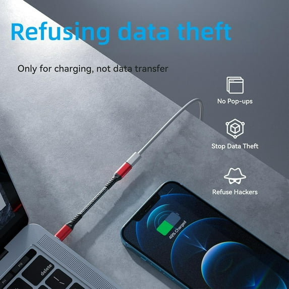 XUERUI-Data Blocker USB-C USB Data Blocker(2PCS),Charge-Only Adapter ...