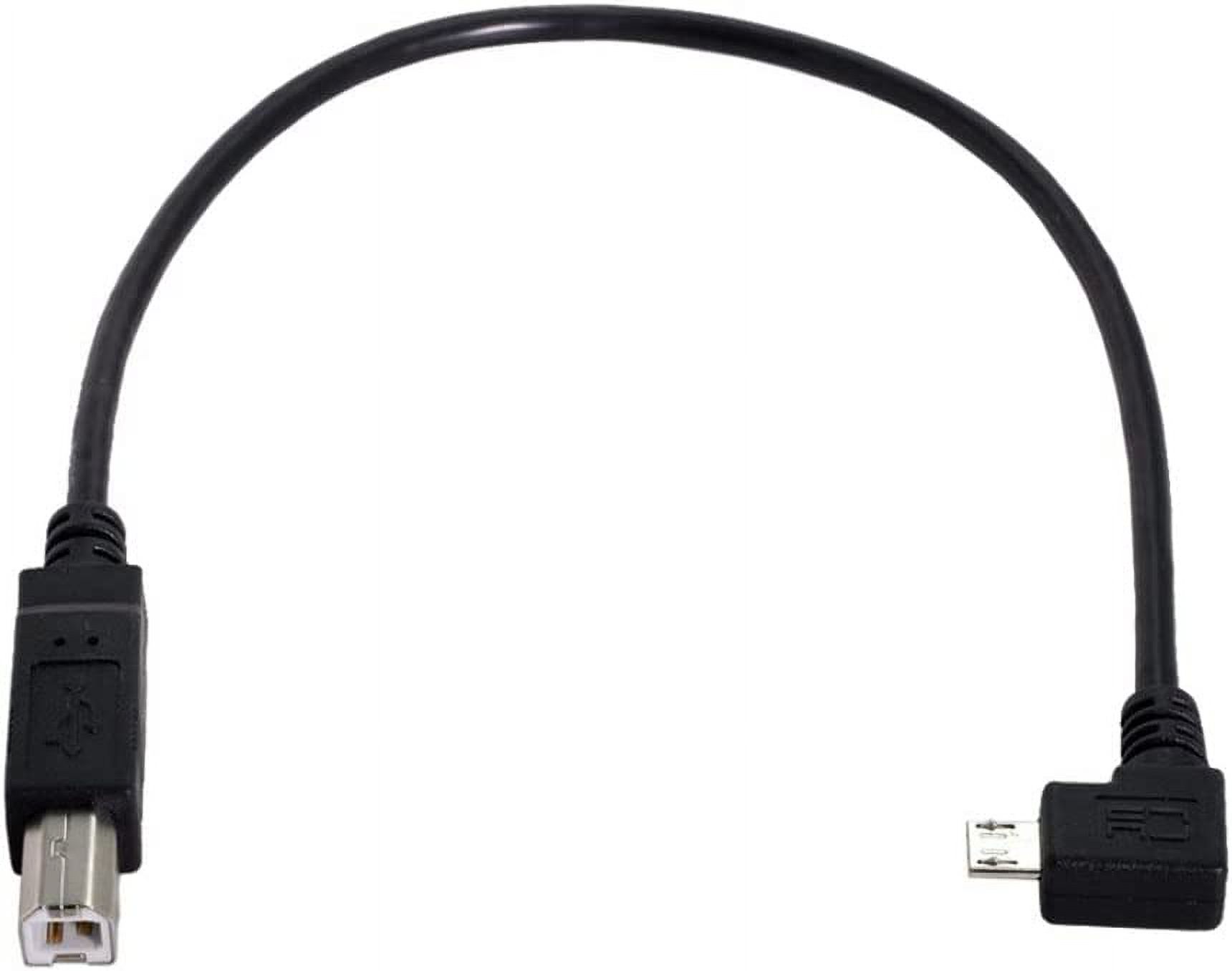 XUERUI-Micro USB to Printer Cable,Micro USB OTG 90 Degree Right Angled ...