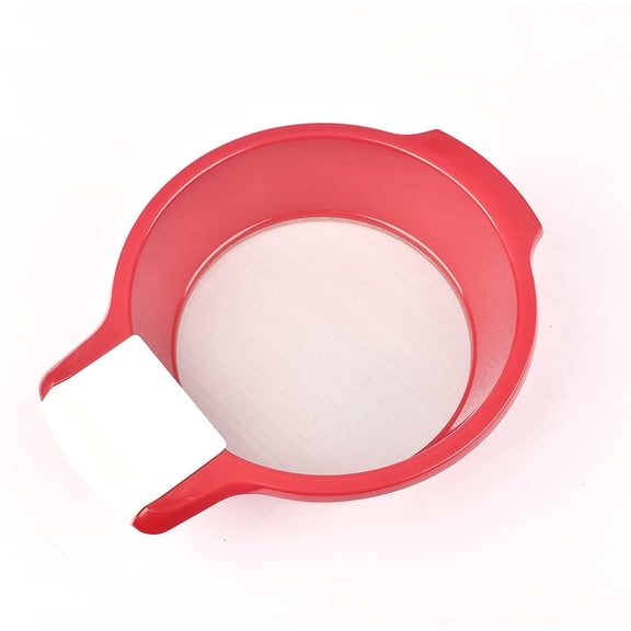 XUET Mini manual flour sieve/juice filter/Sifting Pan Fine Mesh Strainer/Flour Sieve/Icing and Sugar Sifter,60 mesh 6.7 inch