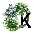 XUEYING 3 Wreaths Set Unique Last Name Year Round Front Door Wreath
