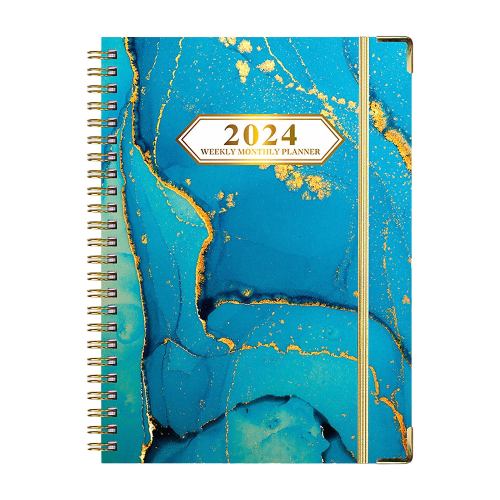 XUEYING Color Lined Paper Planner 2024 English Agenda A5 Planning