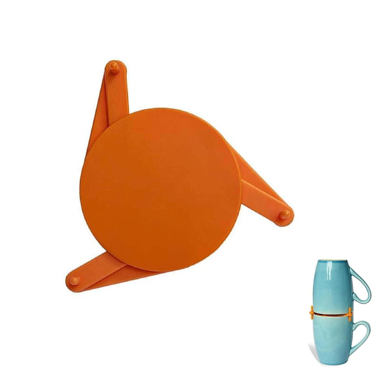 XUEYING Dining Table Mats with Coffee Cup Stacker Kitchen Shelf