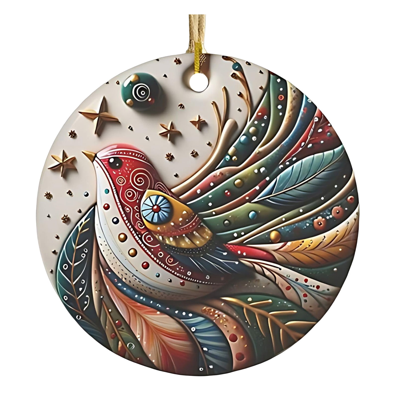 XUEYING Dozen Eggs Ornament Bird Of Many Colors Ceramic Christmas