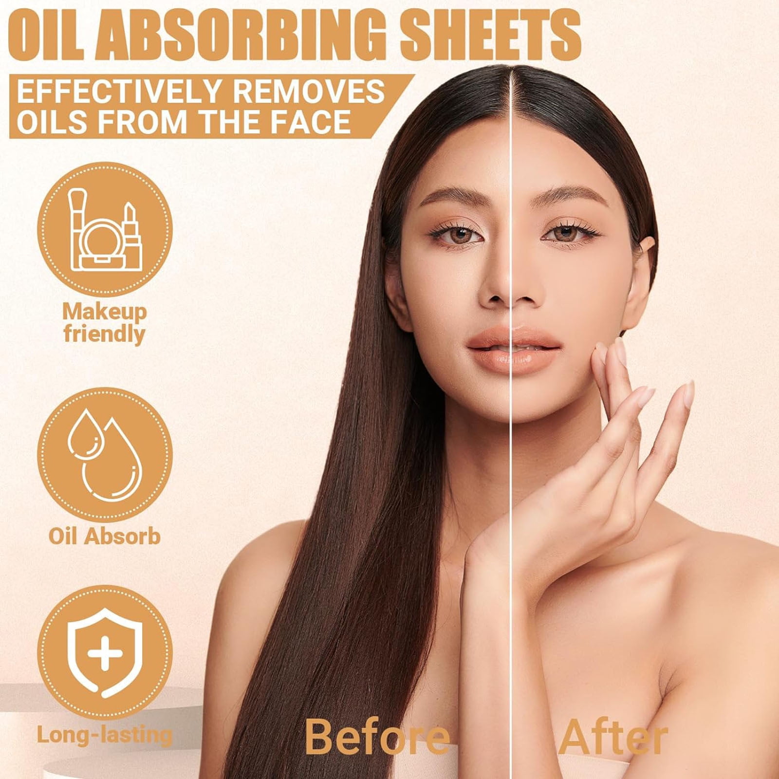 XUEYING Opal Stone Facial Oil Absorbing Paper For Spring And Summer