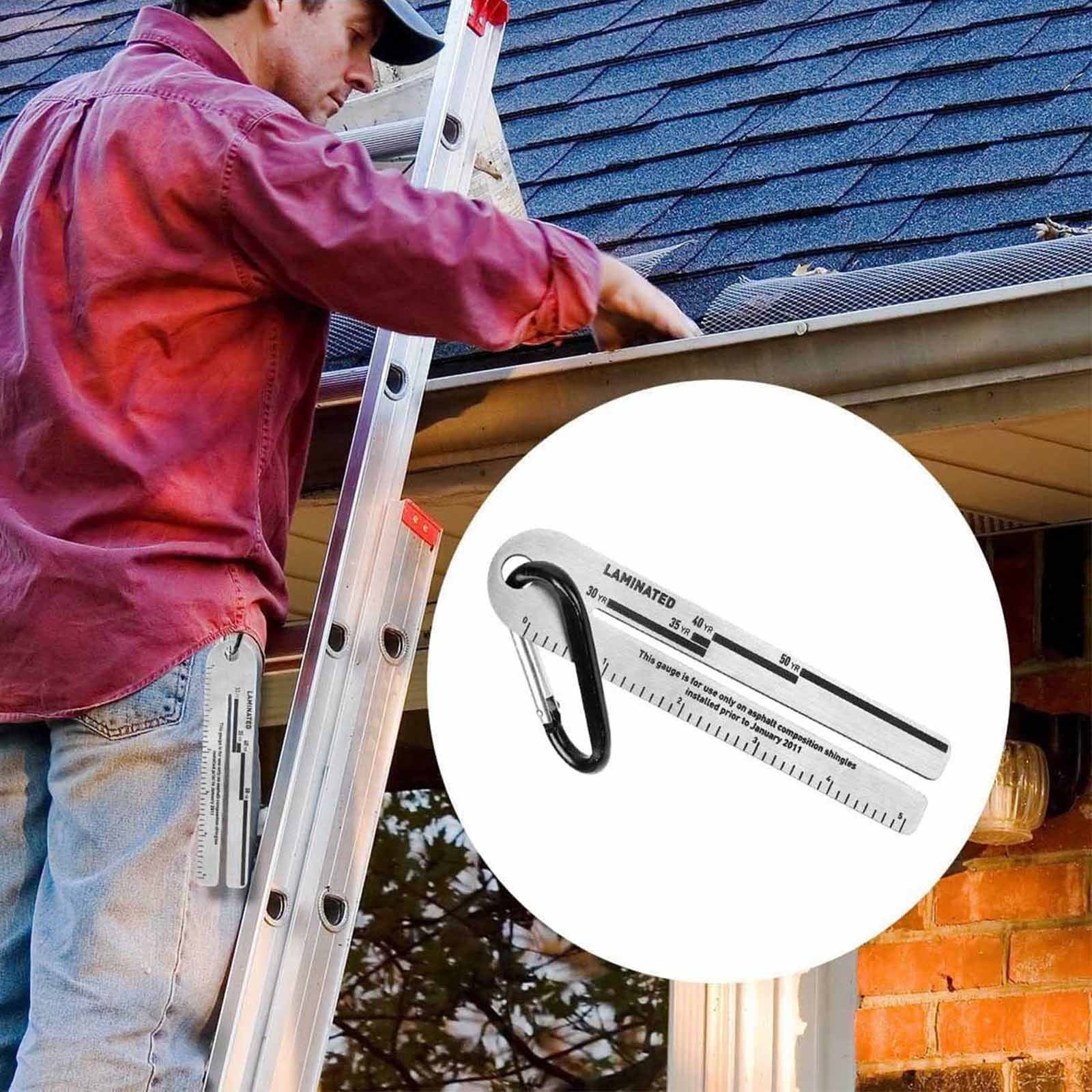 XUEYING Slope 4/09 Gauge Ruler With Carabiner Roof Measuring Tool