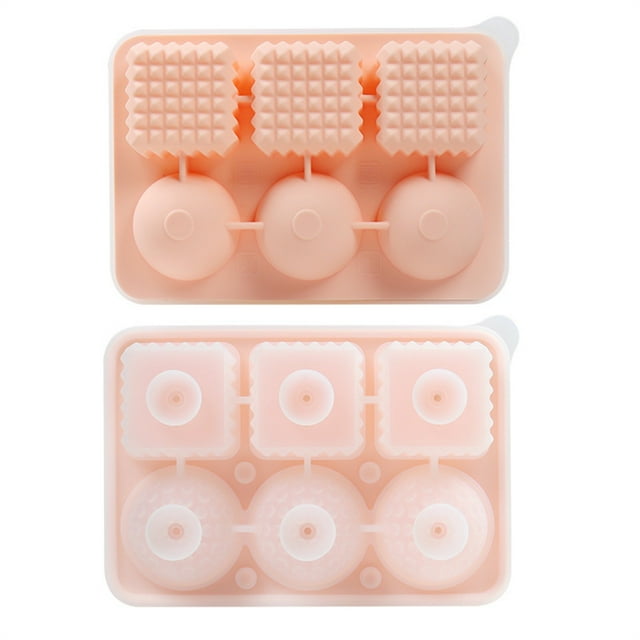 XUEYING Small Ice Trays for Mini Fridge Ice Cubes Mould Large Ice Cube