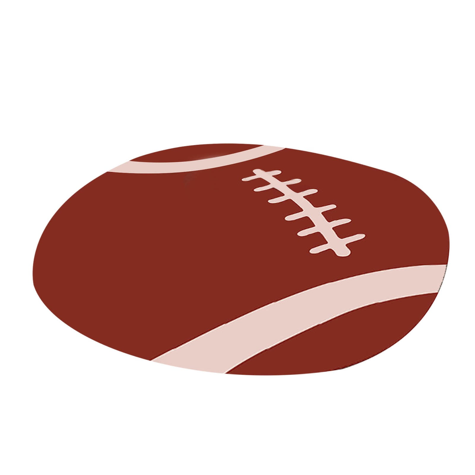 XUEYING Throw Blanket Set Belgian Velvet Round Carpet Football