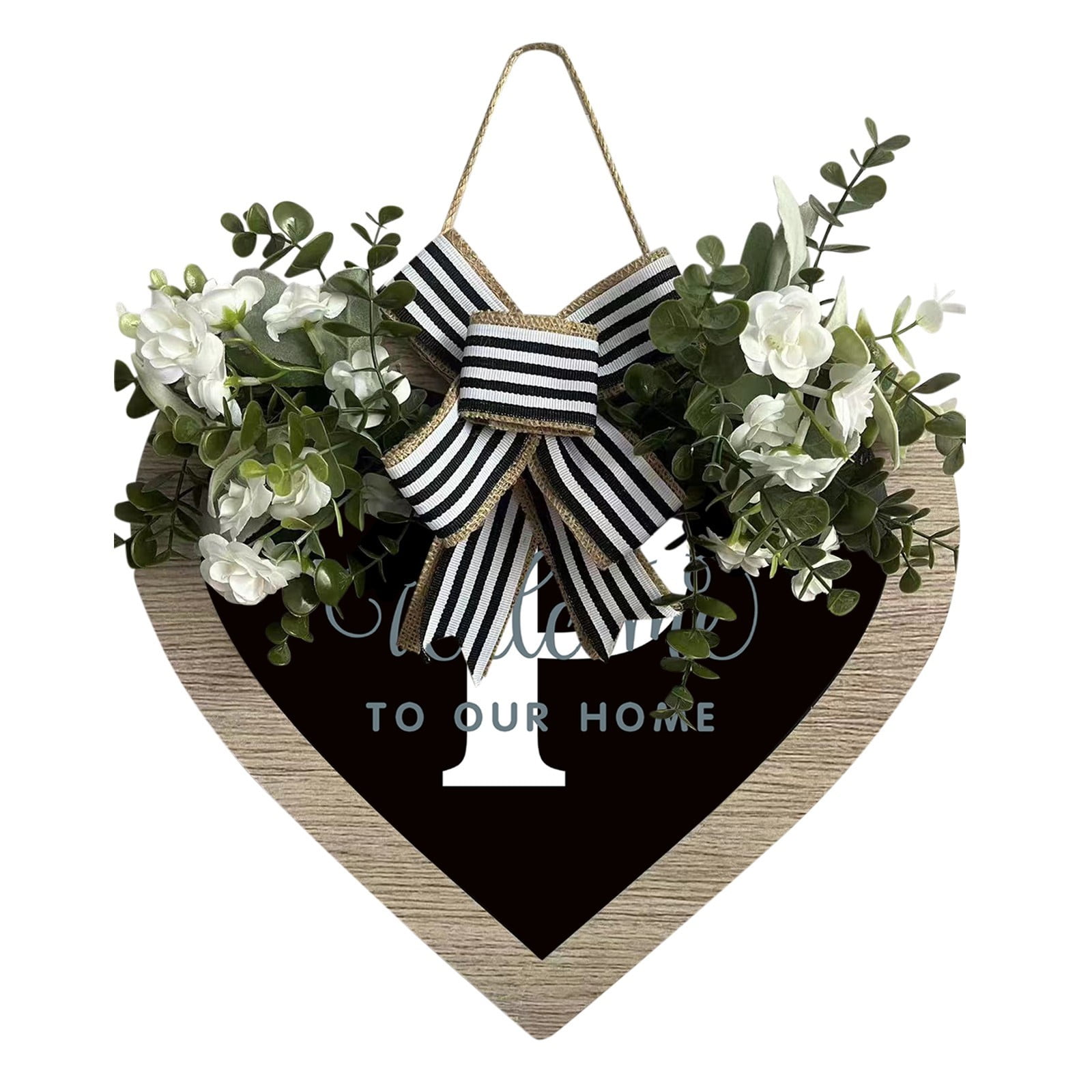 XUEYING Wall Pictures for Living Room A Z Last Name Heart Shaped Front