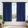 thumbnail image 1 of XUEYU Blackout Curtains for Bedroom 72 Inch - Window Curtains Blackout with Grommets Thermal Insulated Room Darkening Light Blocking for Living Room Windows, 2 Panels,Navy, 1 of 7