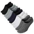 thumbnail image 1 of XUFLVPSEF 5 Pairs No Show Socks for Cotton Liner Socks No Slip Socks with Gel Tab No Show Socks Womens Gym Golf Tennis Athletic Socks Work Socks Black, 1 of 10