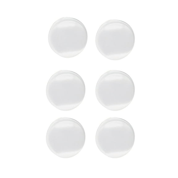XUFLVPSEF 6Pcs Clear Door Knob Wall Shield,Soft Rubber Wall Protector Self Adhesive Door Handle Bumper Round Mute Door Handle Rear Anti Collision Paste