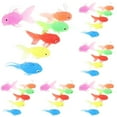 thumbnail image 1 of XUFLVPSEF Artificial Fake Fish Aquarium Fish Bowl Tank Terrarium Decoration Moving Floating Glodfish Ornament Plastic Gold Fish Toys for Party Deco, 15PCS Random Color, 1 of 7