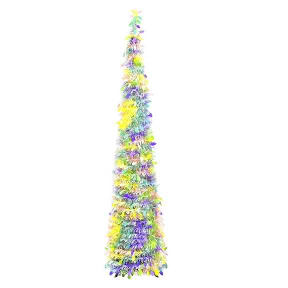 XUFLVPSEF Christmas Pencil Tree Decorations with Eggs for Home Party Holiday, Artificial Pop Up Pencil Tree Decorations Spring Easter Flower Tabletop Decor for Indoor and Outdoor Easter Decor